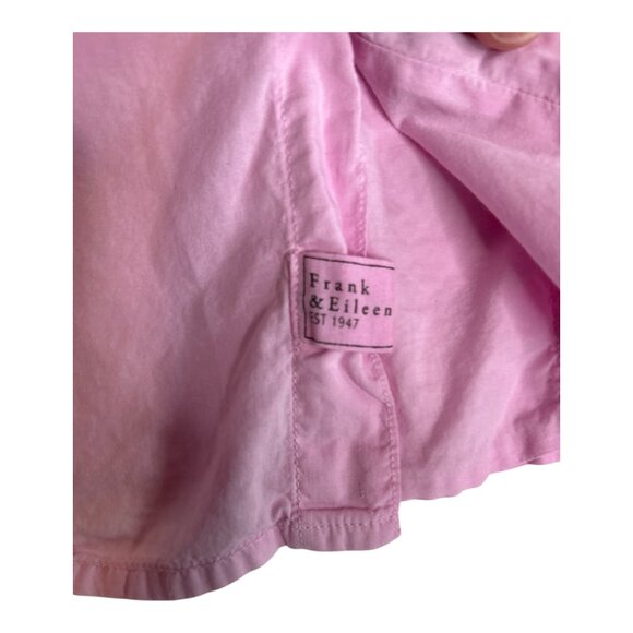 Frank & Eileen "Luke" Button-up Men's Mineral Wash Pink 100% Cotton Shirt - Picture 3 of 8